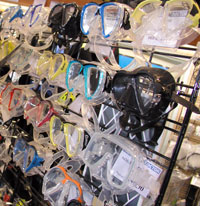 Huge range of masks at The Scuba Doctor Huge range of masks at The Scuba Doctor