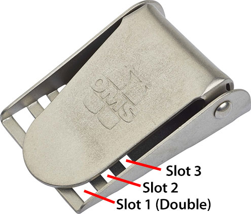 3-Slot Quick-Release Weight Belt Buckle 3-Slot Quick-Release Weight Belt Buckle