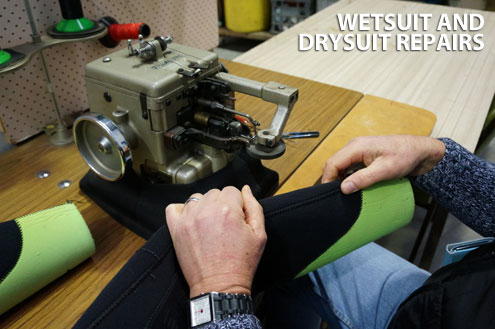 Wetsuit and Drysuit Repairs Wetsuit and Drysuit Repairs