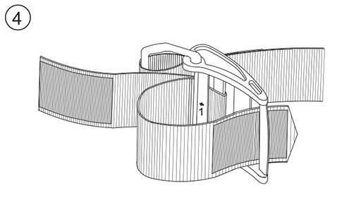 How to Thread a Soft Cam Band Tank Strap Buckle - Step 4