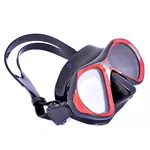 Apollo Black Demon Mask - Red Frame / Black Silicone