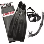 Cressi Pro Star Mask Snorkel Fin Set - 45-46 (10-11)
