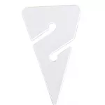 Dolphin Tech Cave/Wreck Line Arrow Markers Large White (5pc)