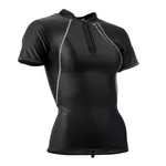 Sharkskin Chillproof Short Sleeve Zip Top | Womens | 06