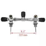 Sonar Dual Outlet Isolation Captured O-Ring Manifold (300 bar) -