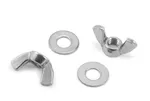 Sonar 5/16-18 Wing Nuts and Washers, Stainless Steel 2 x set
