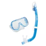 Tusa Sport Mini-Kleio Pro Dry Youth Mask Snorkel Combo Blue