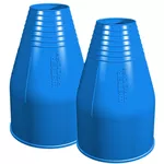 Waterproof Silicone Wrist Seals (Pair) - ISS - Orange - Standard